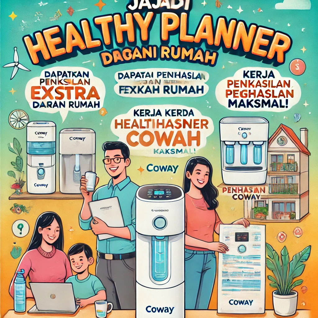 Dapatkan Penghasilan Ekstra dari Rumah dengan Menjadi Healthy Planner Coway