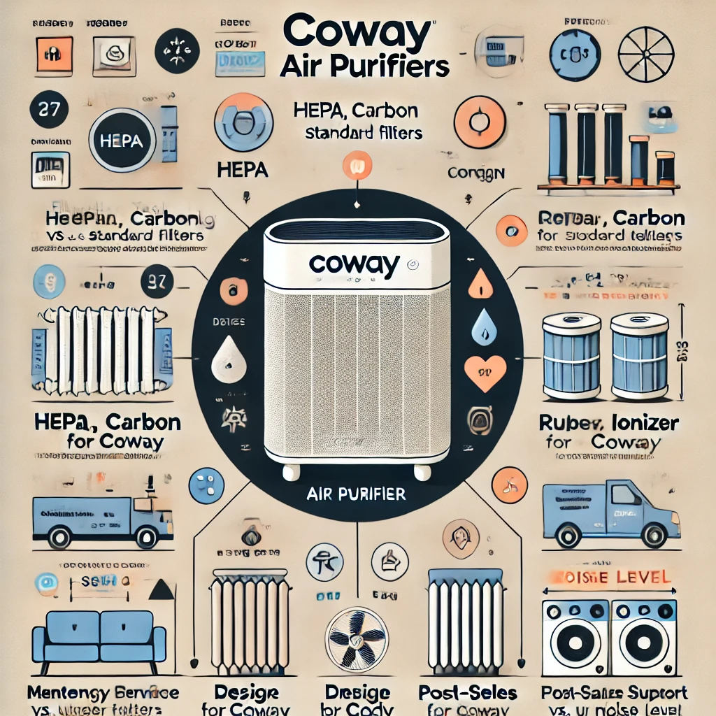 air purifier Coway vs merek lain