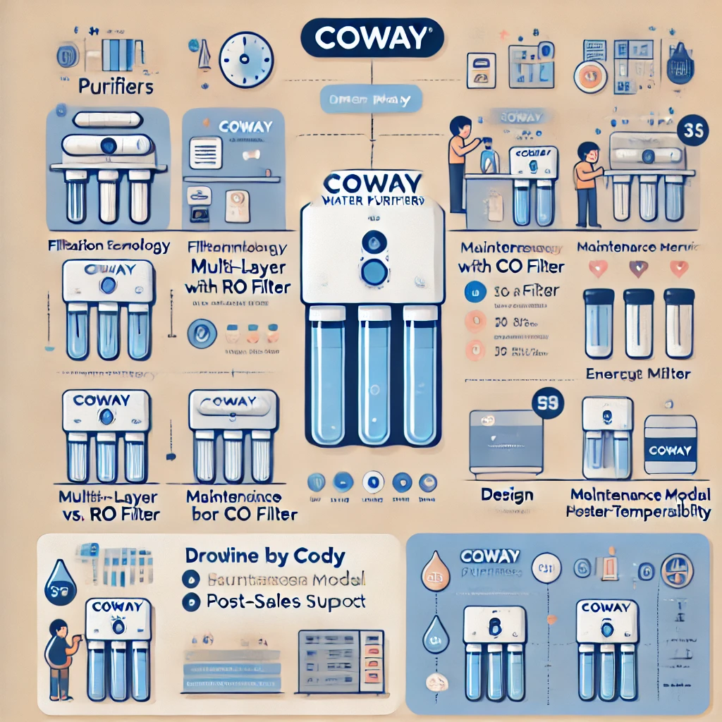 perbandingan water purifier Coway dan lainnya