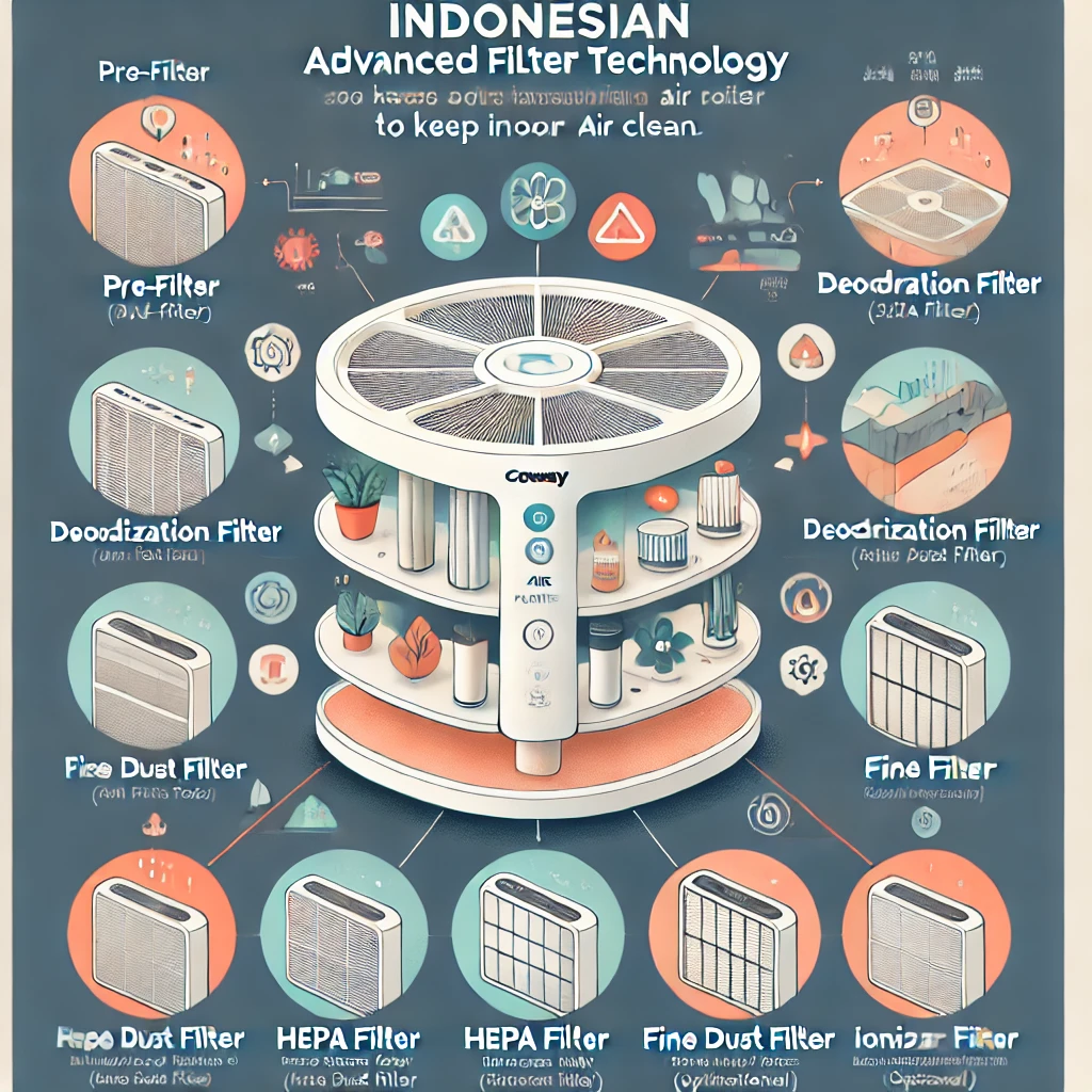 teknologi filter air purifier Coway