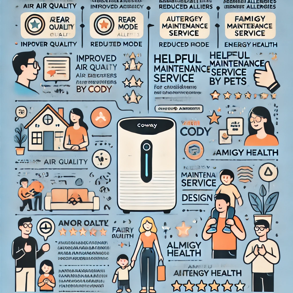 ulasan pengguna air purifier Coway