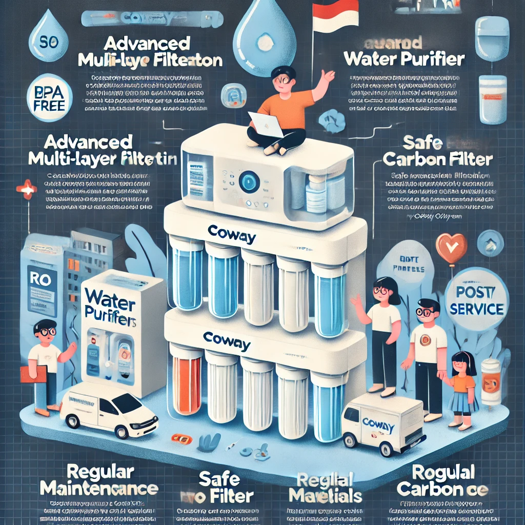 water purifier Coway aman digunakan