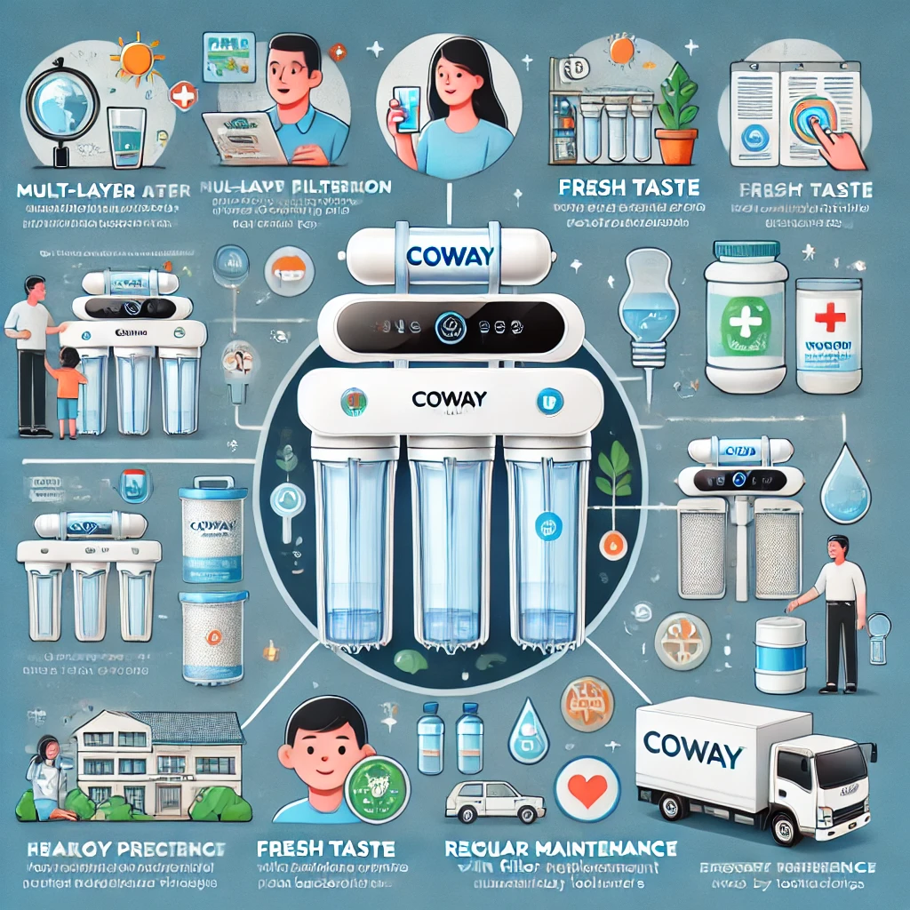 water purifier Coway dengan reverse osmosis