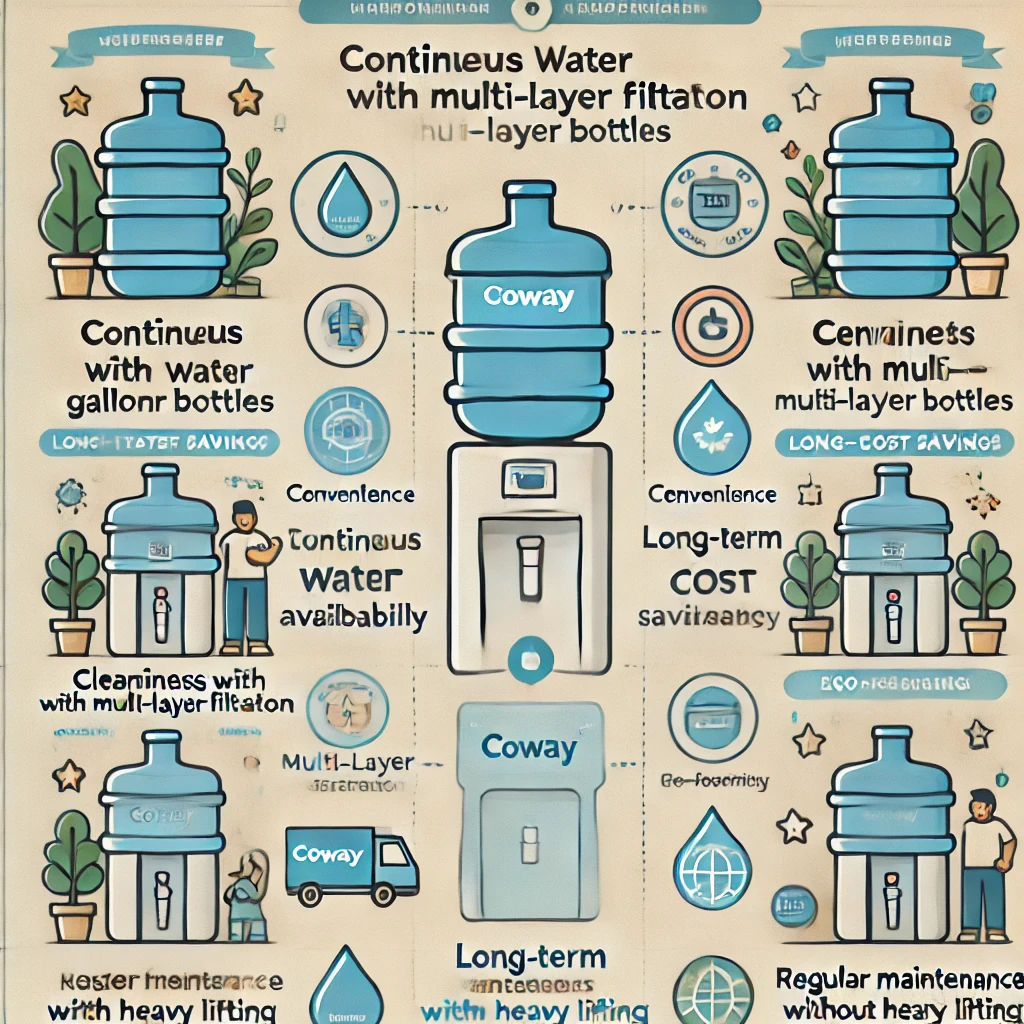 water purifier Coway vs galon air